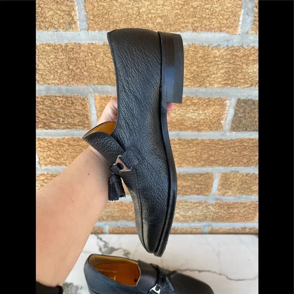 Stuart McGuire Black Sharkskin Oxford size 11 - Picture 11 of 12